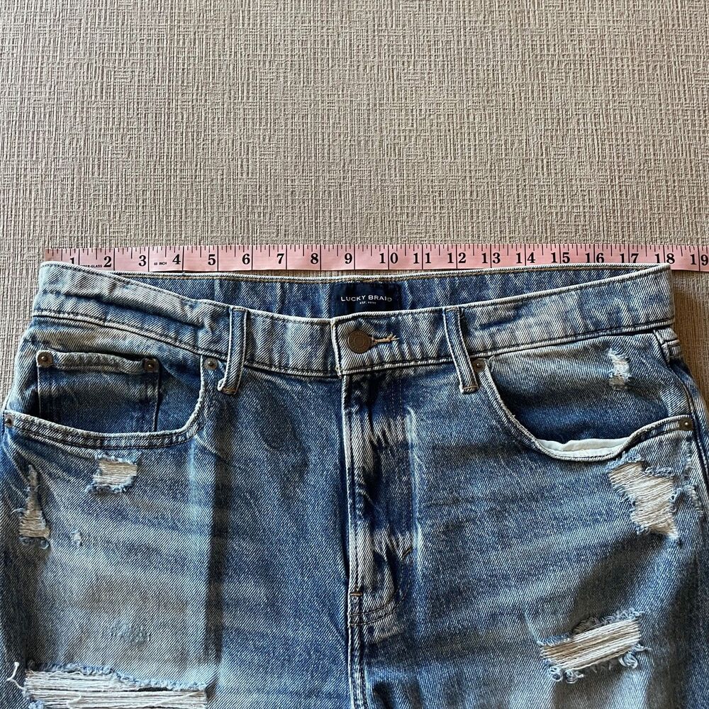 Lucky Brand distressed boy jeans, size 12/31 - Picture 11 of 12